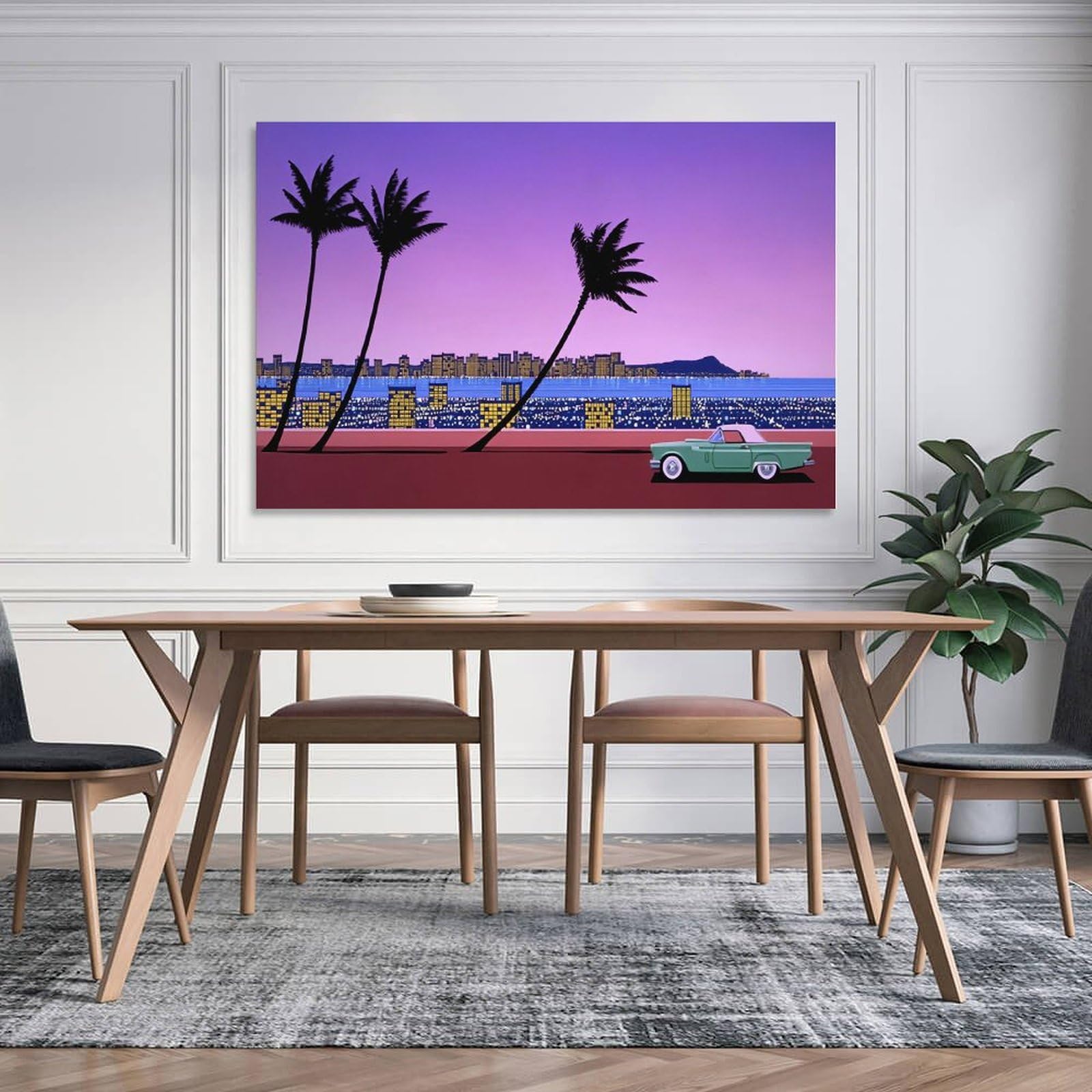Amazon.co.jp: Hiroshi Nagai 永井 博 イラスト有名なカラースタイルの